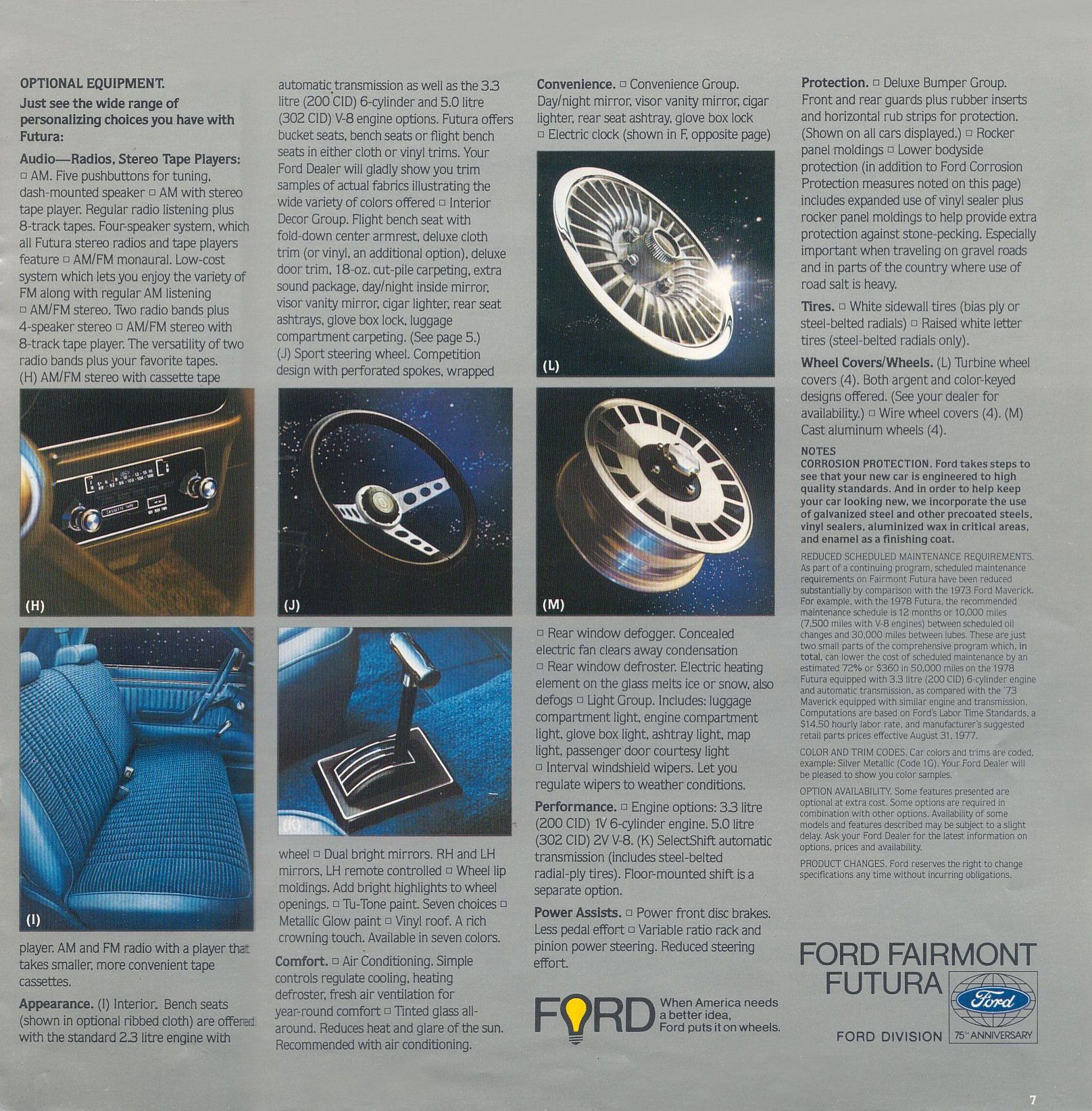 1978 Ford Fairmont Futura brochure